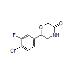 6-(4-Chloro-3-fluorophenyl)morpholin-3-one