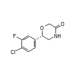 (S)-6-(4-Chloro-3-fluorophenyl)morpholin-3-one