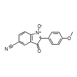 5-Cyano-2-(4-methoxyphenyl)-3-oxo-3H-indole 1-Oxide