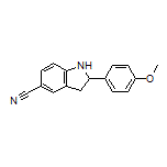 2-(4-Methoxyphenyl)indoline-5-carbonitrile