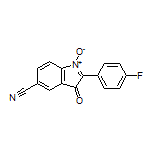 5-Cyano-2-(4-fluorophenyl)-3-oxo-3H-indole 1-Oxide