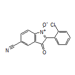 2-(2-Chlorophenyl)-5-cyano-3-oxo-3H-indole 1-Oxide