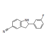 2-(3-Fluorophenyl)indoline-5-carbonitrile