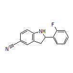 2-(2-Fluorophenyl)indoline-5-carbonitrile