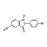 2-(4-Bromophenyl)-5-cyano-3-oxo-3H-indole 1-Oxide