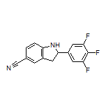 2-(3,4,5-Trifluorophenyl)indoline-5-carbonitrile