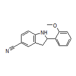 2-(2-Methoxyphenyl)indoline-5-carbonitrile