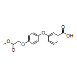 3-[4-(2-Methoxy-2-oxoethoxy)phenoxy]benzoic Acid
