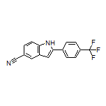 2-[4-(Trifluoromethyl)phenyl]-1H-indole-5-carbonitrile
