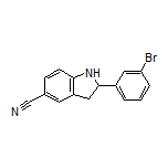 2-(3-Bromophenyl)indoline-5-carbonitrile
