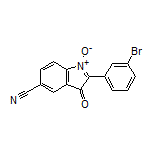 2-(3-Bromophenyl)-5-cyano-3-oxo-3H-indole 1-Oxide