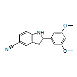 2-(3,5-Dimethoxyphenyl)indoline-5-carbonitrile