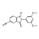 5-Cyano-2-(3,5-dimethoxyphenyl)-3-oxo-3H-indole 1-Oxide