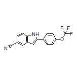 2-[4-(Trifluoromethoxy)phenyl]-1H-indole-5-carbonitrile
