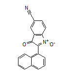 5-Cyano-2-(naphthalen-1-yl)-3-oxo-3H-indole 1-Oxide