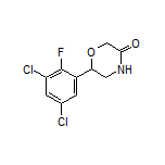 6-(3,5-Dichloro-2-fluorophenyl)morpholin-3-one