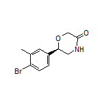 (R)-6-(4-Bromo-3-methylphenyl)morpholin-3-one