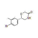 (S)-6-(4-Bromo-3-methylphenyl)morpholin-3-one