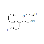 6-(4-Fluoro-1-naphthyl)morpholin-3-one