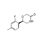 (R)-6-(2-Fluoro-4-methylphenyl)morpholin-3-one