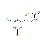 6-(3-Bromo-5-chlorophenyl)morpholin-3-one