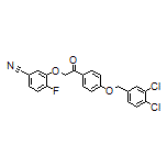 3-[2-[4-[(3,4-Dichlorobenzyl)oxy]phenyl]-2-oxoethoxy]-4-fluorobenzonitrile