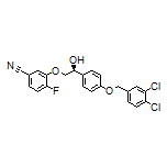 (S)-3-[2-[4-[(3,4-Dichlorobenzyl)oxy]phenyl]-2-hydroxyethoxy]-4-fluorobenzonitrile