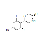 (S)-6-(4-Bromo-2,6-difluorophenyl)morpholin-3-one
