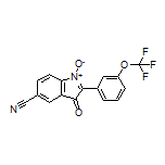 5-Cyano-3-oxo-2-[3-(trifluoromethoxy)phenyl]-3H-indole 1-Oxide