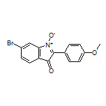 6-Bromo-2-(4-methoxyphenyl)-3-oxo-3H-indole 1-Oxide