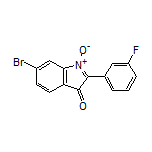 6-Bromo-2-(3-fluorophenyl)-3-oxo-3H-indole 1-Oxide