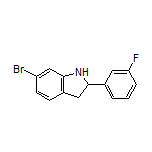 6-Bromo-2-(3-fluorophenyl)indoline