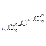 (S)-2-[4-[(3,4-Dichlorobenzyl)oxy]phenyl]-2,3-dihydrobenzo[b][1,4]dioxine-6-carbaldehyde