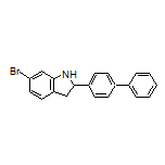 2-(4-Biphenylyl)-6-bromoindoline