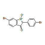 6-Bromo-2-(4-bromophenyl)-3-oxo-3H-indole 1-Oxide