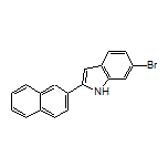 6-Bromo-2-(naphthalen-2-yl)-1H-indole