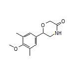 6-(4-Methoxy-3,5-dimethylphenyl)morpholin-3-one