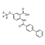 2-([1,1’-Biphenyl]-4-ylcarboxamido)-5-(trifluoromethoxy)benzoic Acid