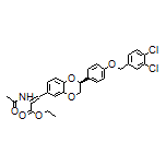 Ethyl (S)-2-Acetamido-3-[2-[4-[(3,4-dichlorobenzyl)oxy]phenyl]-2,3-dihydrobenzo[b][1,4]dioxin-6-yl]acrylate