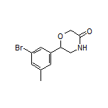 6-(3-Bromo-5-methylphenyl)morpholin-3-one