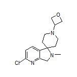 2’-Chloro-6’-methyl-1-(oxetan-3-yl)-6’,7’-dihydrospiro[piperidine-4,5’-pyrrolo[3,4-b]pyridine]
