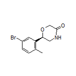 (R)-6-(5-Bromo-2-methylphenyl)morpholin-3-one