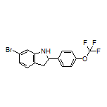 6-Bromo-2-[4-(trifluoromethoxy)phenyl]indoline