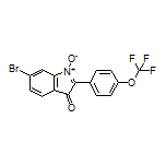 6-Bromo-3-oxo-2-[4-(trifluoromethoxy)phenyl]-3H-indole 1-Oxide