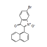 6-Bromo-2-(naphthalen-1-yl)-3-oxo-3H-indole 1-Oxide