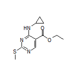 Ethyl 4-(Cyclopropylamino)-2-(methylthio)pyrimidine-5-carboxylate