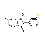 2-(3-Chlorophenyl)-6-methyl-3-oxo-3H-indole 1-Oxide