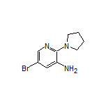5-Bromo-2-(pyrrolidin-1-yl)pyridin-3-amine