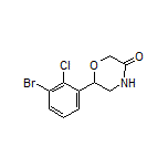 6-(3-Bromo-2-chlorophenyl)morpholin-3-one
