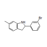 2-(3-Bromophenyl)-6-methylindoline